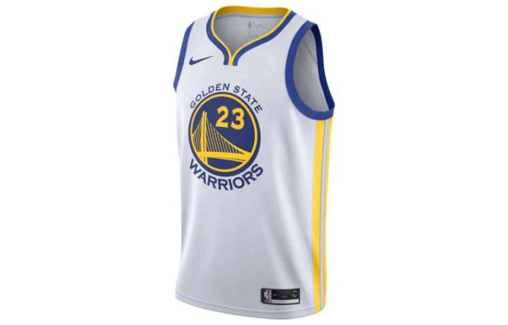 Nike Nike Basketball Jerseys Men's White Moderate Straight Fit