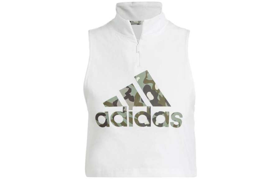 Adidas Adidas Tank Tops Women's White Straight Fit