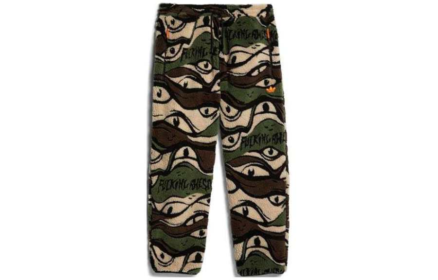 Adidas Adidas Casual Pants Men's Green Brown