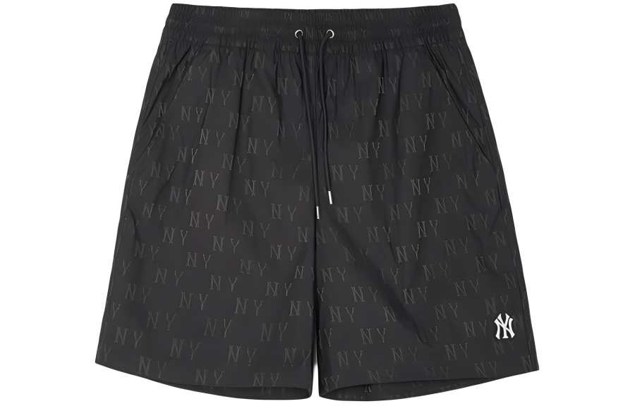 MLB New York Yankees Casual Shorts Unisex Black Moderate