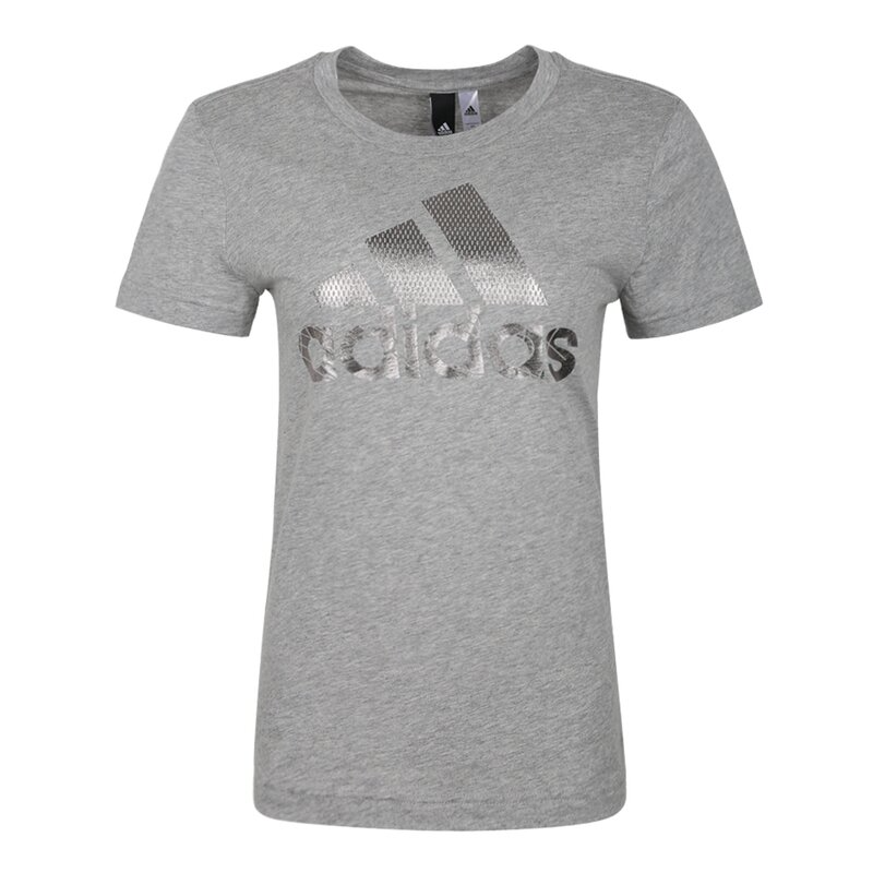 Adidas Adidas T Shirts Women's Gray Crew Neck Moderate