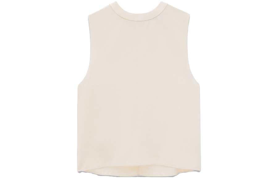 SAINT LAURENT Crewneck Sleeveless Top
