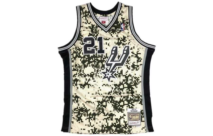 Mitchell Ness Mitchell & Ness Hardwood Classics Swingman 'NBA San Antonio Spurs 2013 14 Tim Duncan' Jersey