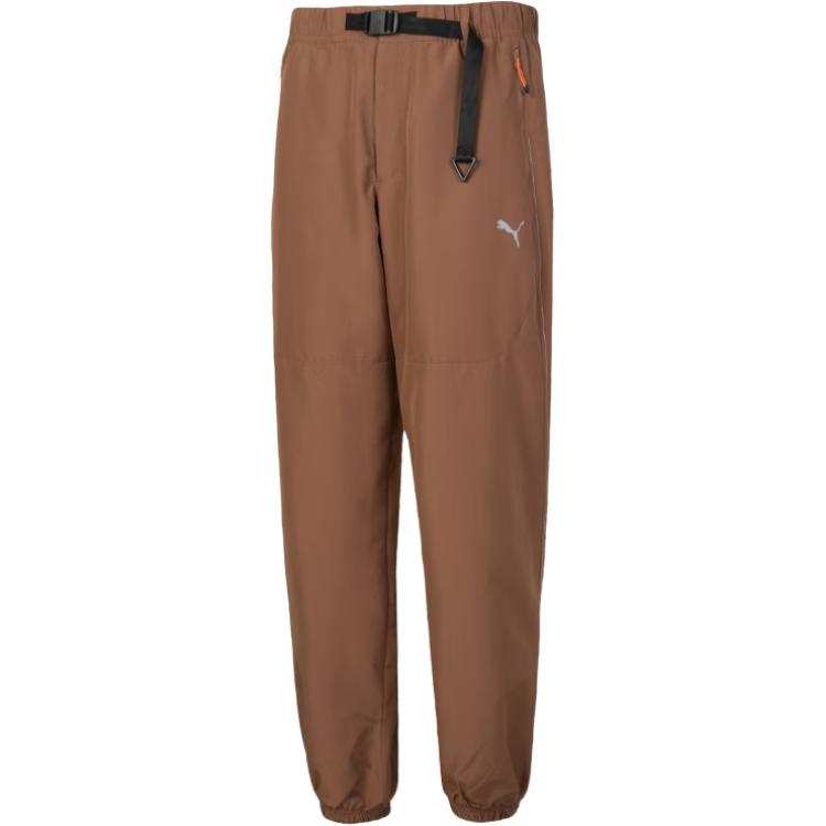 PUMA Casual Pants Men's Brown Moderate Other