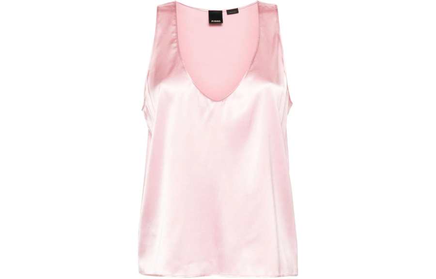 PINKO Satin finish Sleeveless Top