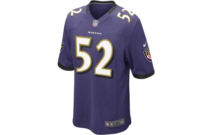 Nike Nike Ray Lewis Baltimore Ravens Retired Men's Nike Nfl Game Jersey