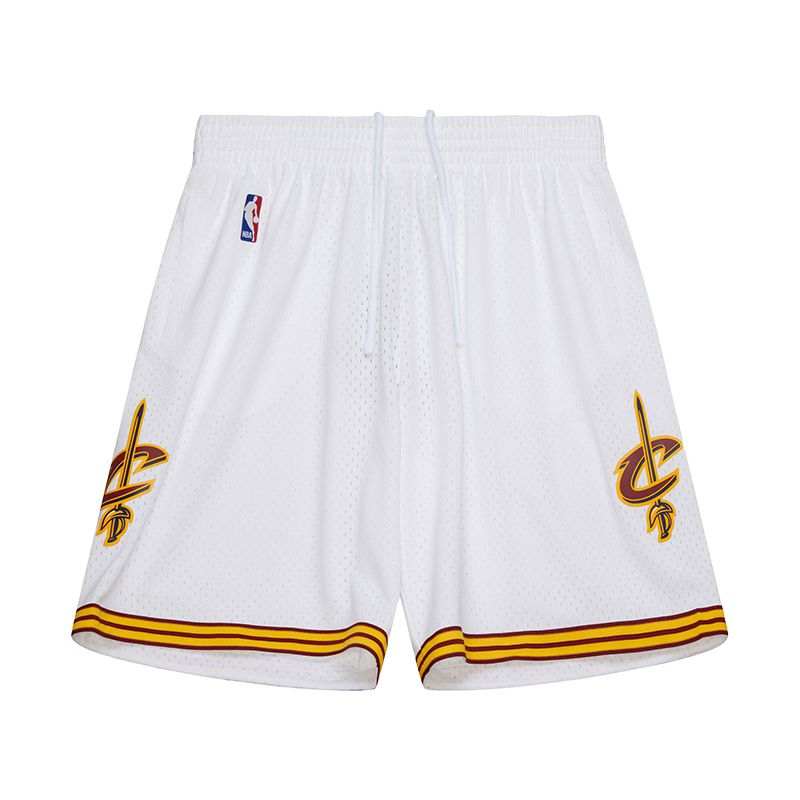 Mitchell Ness x NBA Cleveland Knight Basketball Shorts Unisex White