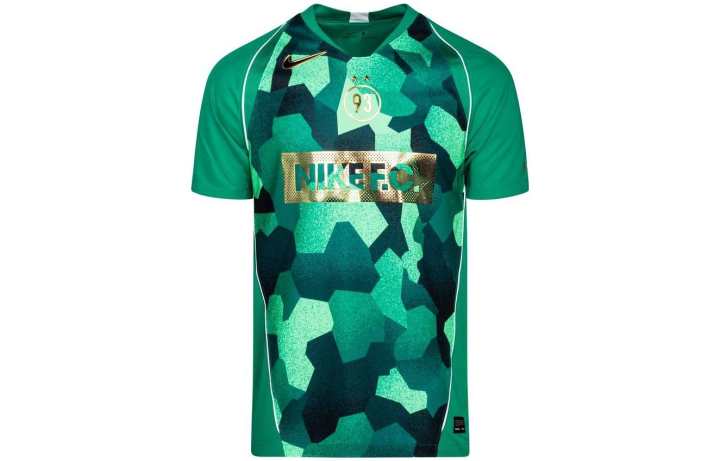 Nike Nike Soccer Jerseys Men's Green Moderate Straight Fit