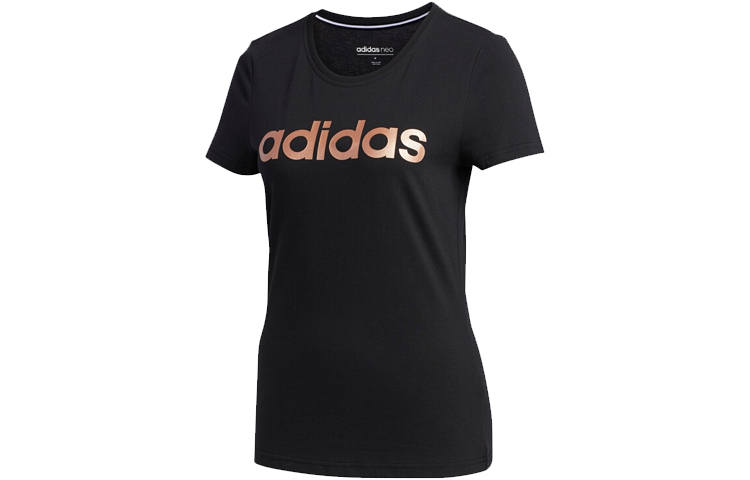 Adidas Adidas T Shirts Women's Black Crew Neck Moderate Other