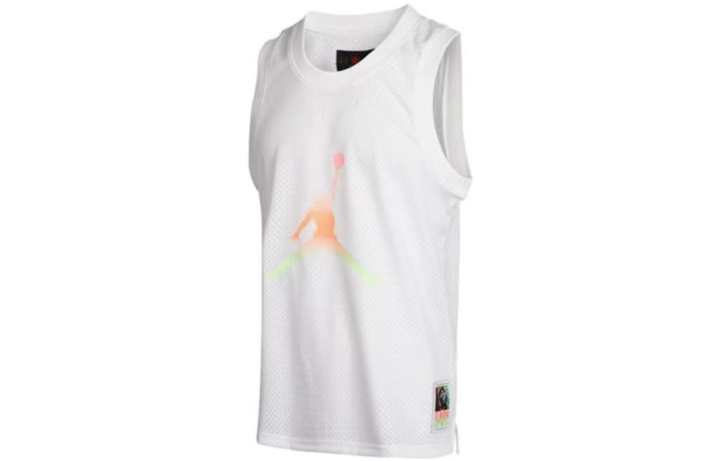 Jordan Jordan Basketball Jerseys Men's White Moderate Straight Fit