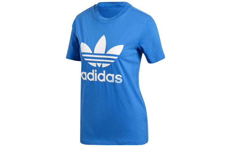 Adidas Originals Set in Sleeve T Shirt Women's Bird Feather Blue