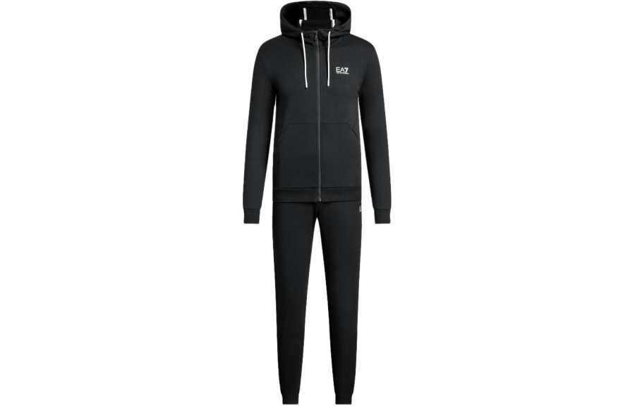 EMPORIO ARMANI EA7 SS24 Casual Sportswear Men's Black