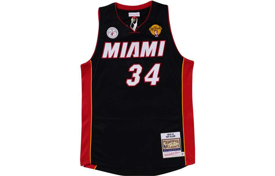 Mitchell Ness Mitchell Ness Nba Miami Heat 2012 Ray Allen jersey