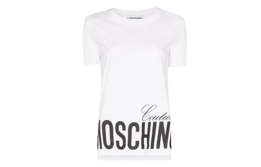 MOSCHINO T Shirts Women's White Crew Neck Moderate