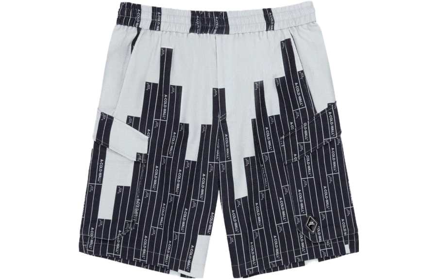 A-COLD-WALL* A COLD WALL* Vector monogram Cargo Shorts