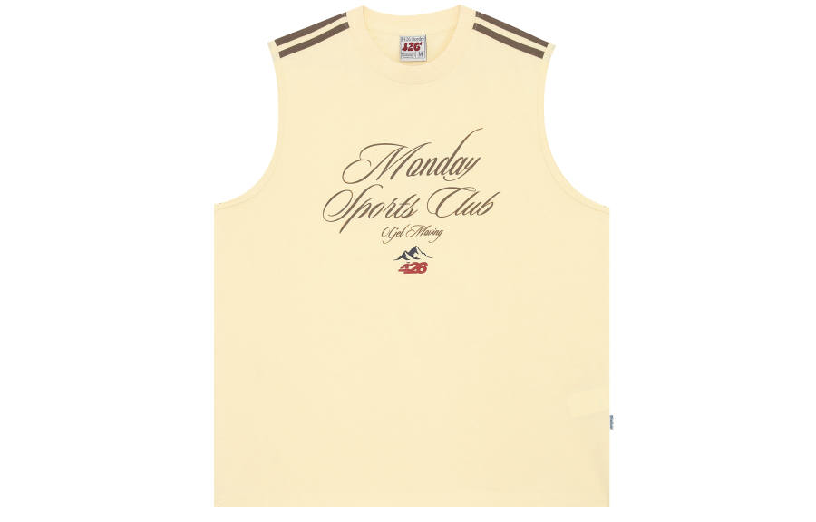 F426 Tank Tops Unisex Crew Neck Moderate Straight Fit