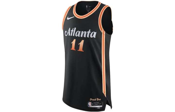 Nike Nike Basketball Jerseys Men's Black Moderate Straight Fit
