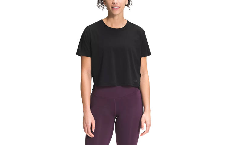 THE NORTH FACE T Shirts Women's Black Crew Neck Moderate