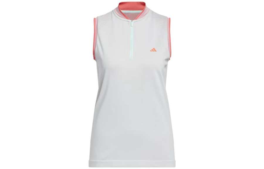 Adidas Adidas Ultimate365 Tank Tops Women's Gray Stand Collar Moderate Other