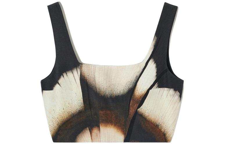 COS Tank Tops Women's Black Square Collar Moderate Other