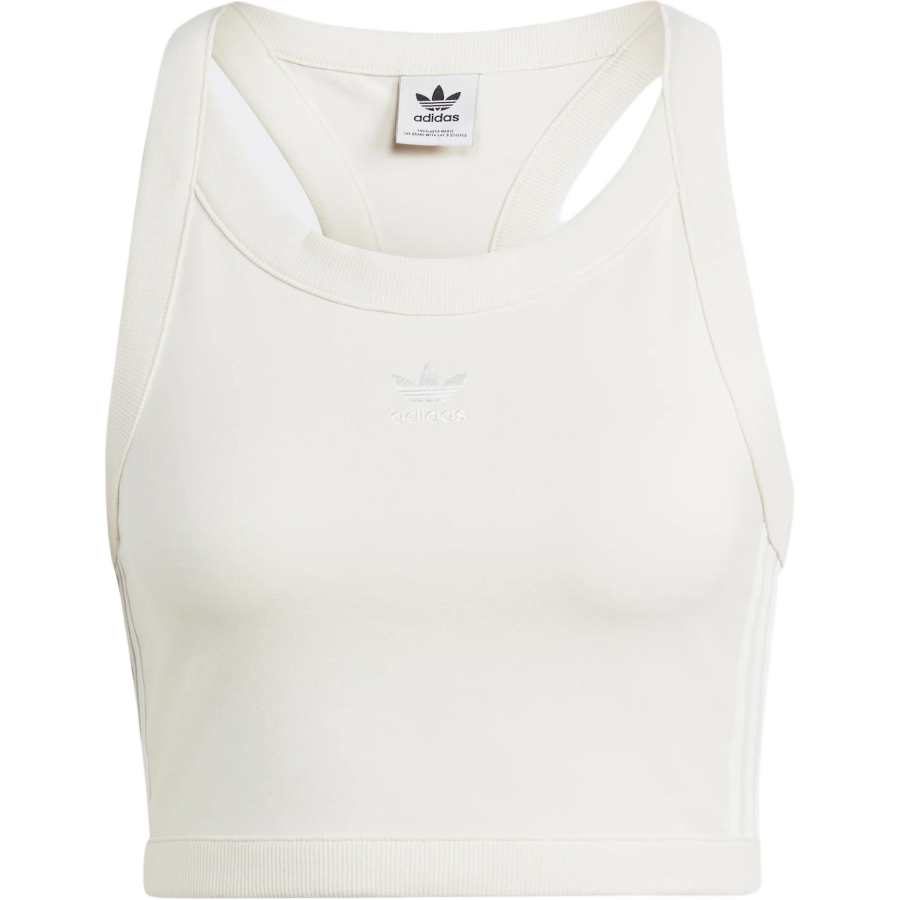 Adidas Adidas Tank Tops Women's Ecru Moderate Straight Fit