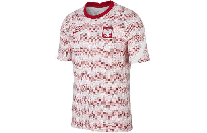 Nike Nike Poland National Team Soccer Jersey Men's White