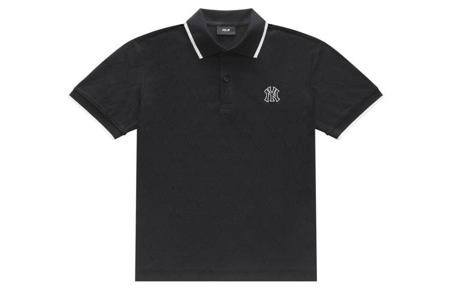 MLB MLB MONOGRAM SS25 Polo Shirt Unisex Black