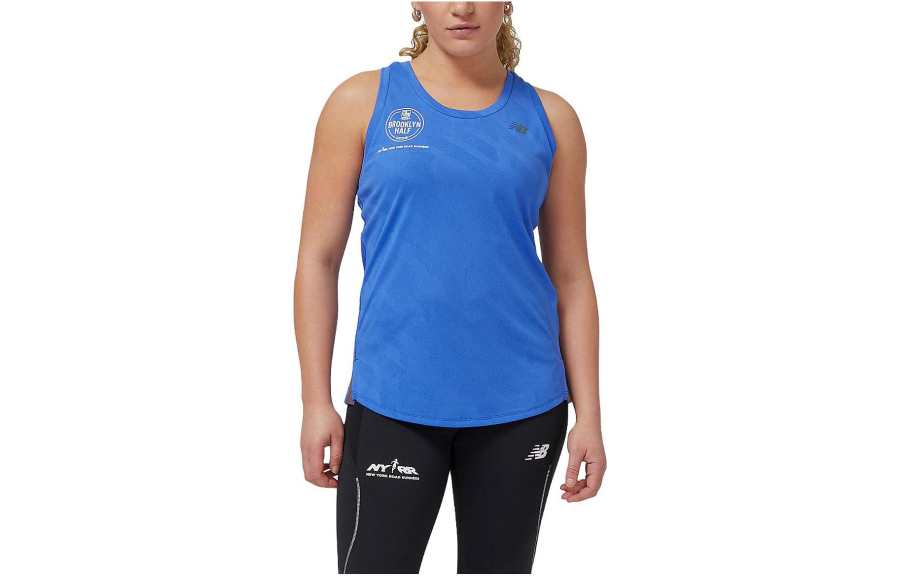 New Balance New Balance Tank Tops Women's Ocean Blue Straight Fit