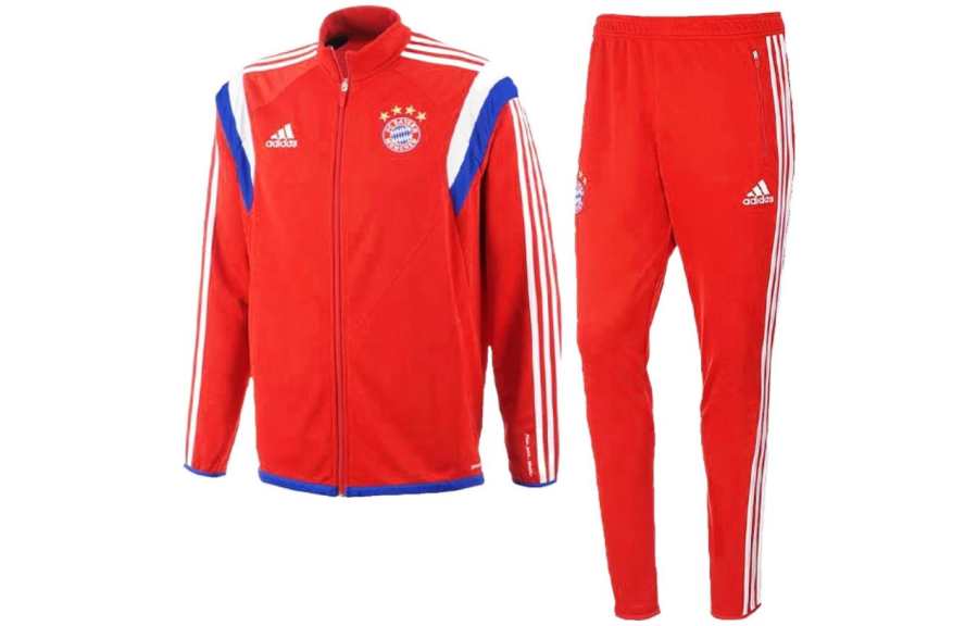 Adidas Adidas Bayern Munich Black Soccer Jersey Sets Men's Moderate Straight Fit