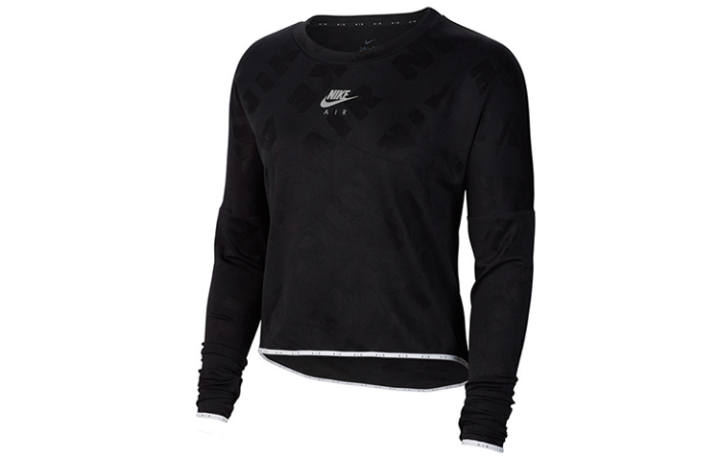 Nike Nike Crop Tops Women's Black Crew Neck Moderate