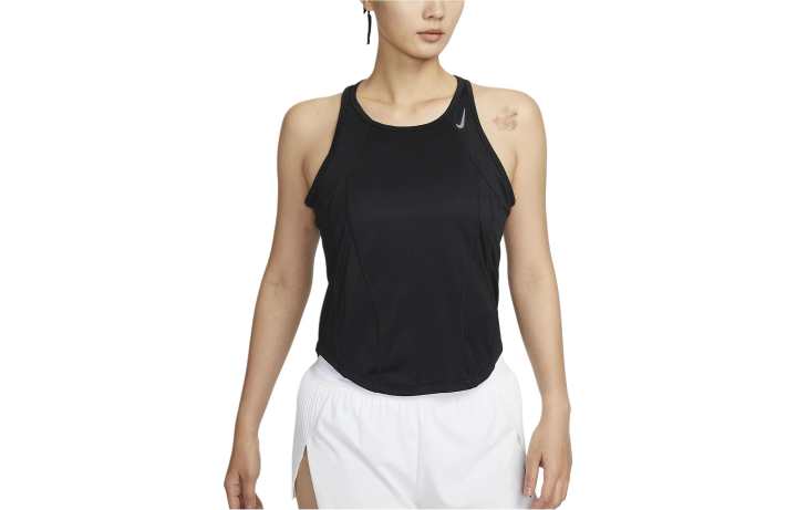 Nike Nike Tank Tops Women's Black Crew Neck Moderate Straight Fit