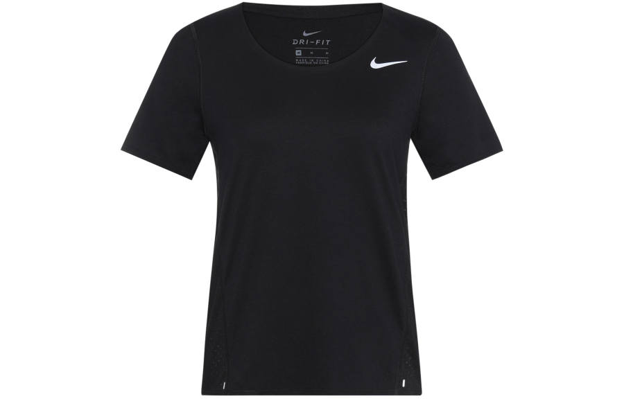 Nike Nike Set in Sleeve Running T Shirt Women's Black