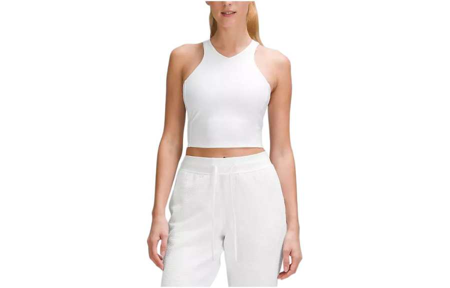Lululemon Cropped V-Neck Tennis Tank Top Tank Tops Women's