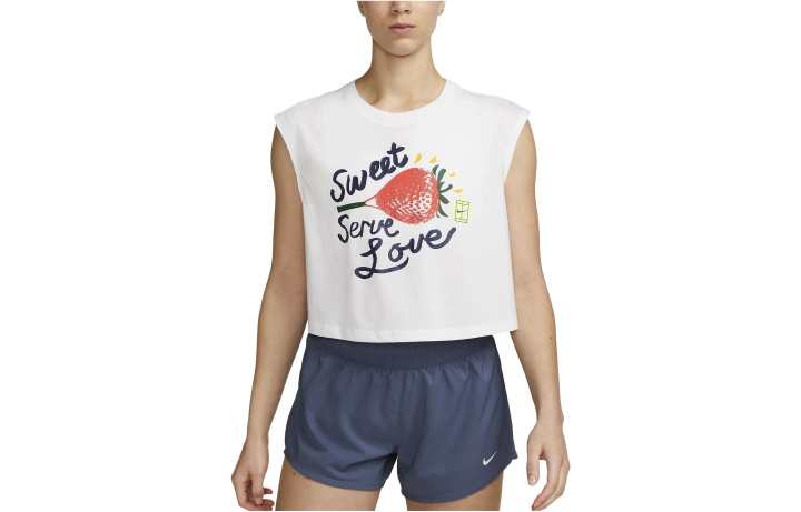 Nike Nike Tank Tops Women's White Crew Neck Moderate Other