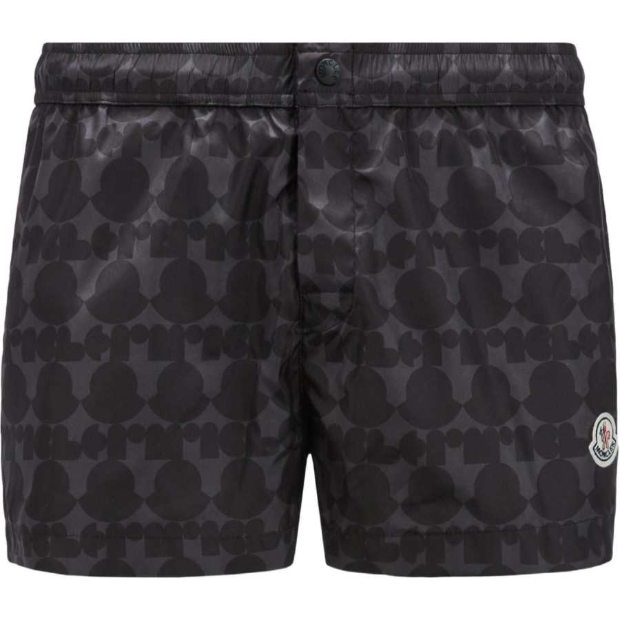 Moncler Swimming Shorts Men's Black/Gray