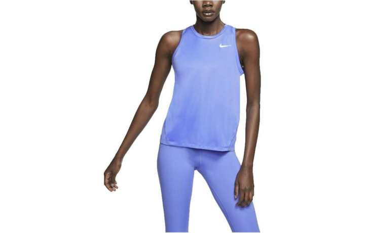 Nike Nike Tank Tops Women's Blue Crew Neck Moderate Straight Fit