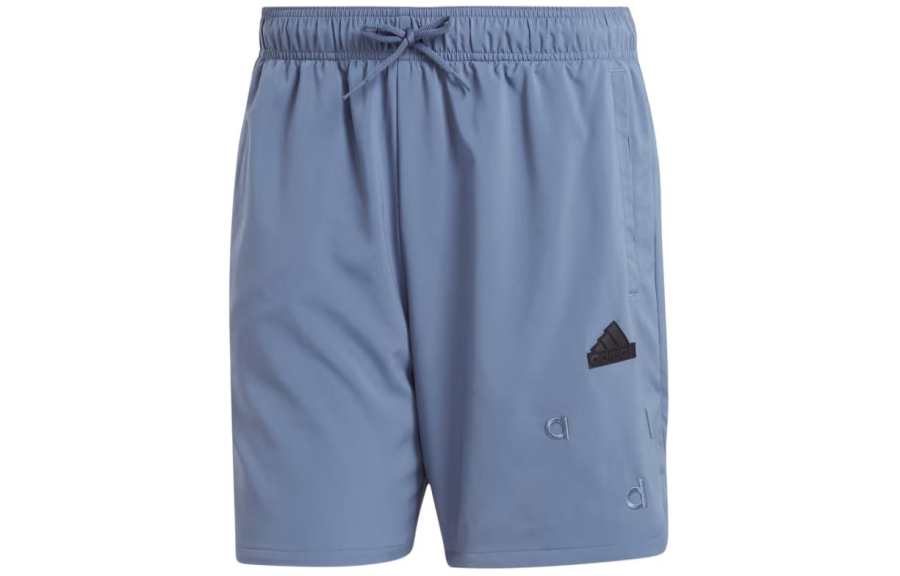 Adidas Adidas Embroidery Woven Shorts Casual Shorts Men's Blue