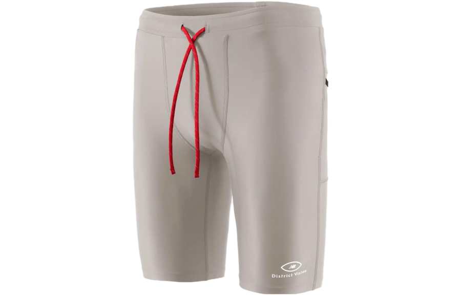 New Balance New Balance x District Vision District Vision Cycling Pants Unisex Gray White