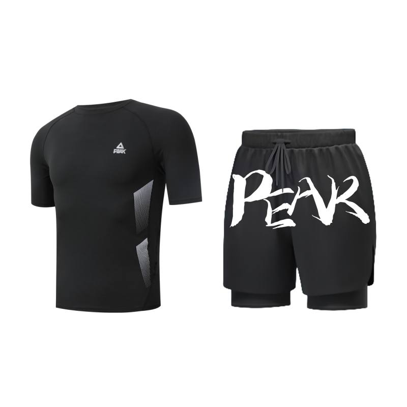 PEAK PEAK Men's Swimwear Men's Two Piece Set Black