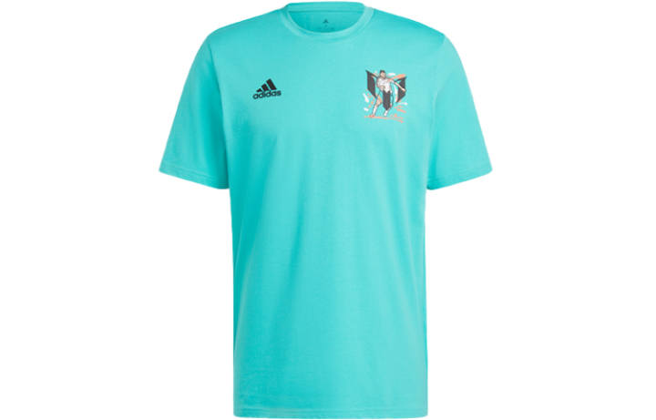 Adidas Adidas Messi Soccer Jerseys Men's Half Mint Green Moderate Straight Fit