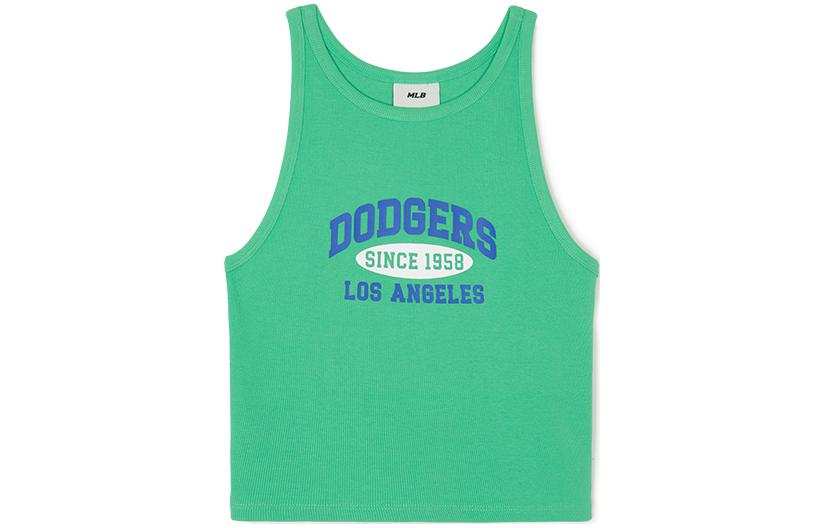 MLB Los Angeles Dodgers Tank Top Women's Yellow Green