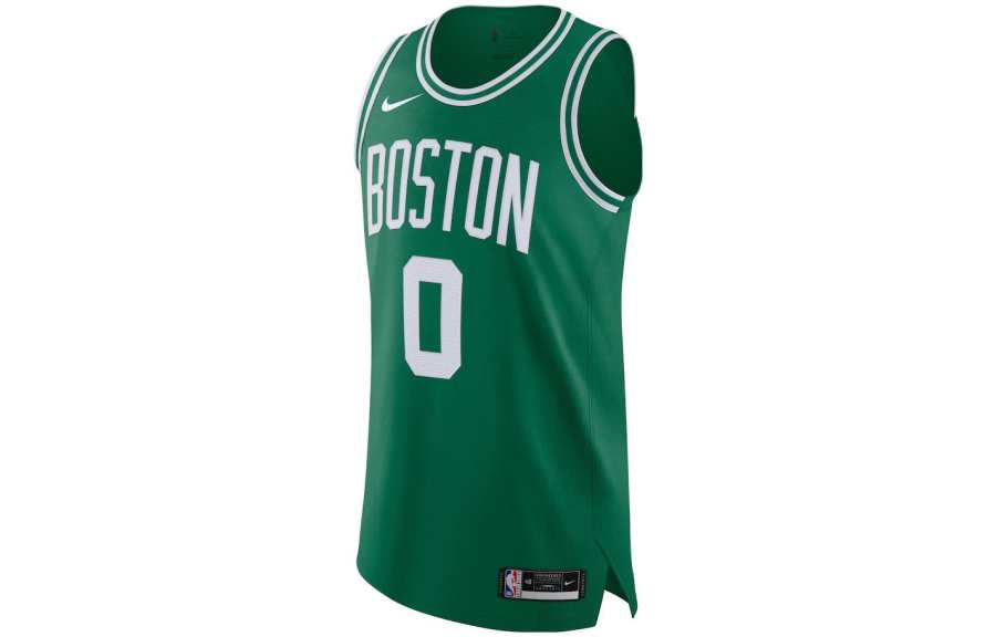Nike Nike Basketball Jerseys Men's Green Moderate Straight Fit
