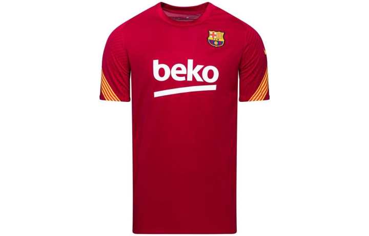 Nike Nike Barcelona Soccer Jerseys Men's Red Moderate