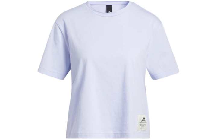 Adidas Adidas T Shirts Women's Purple Crew Neck Moderate