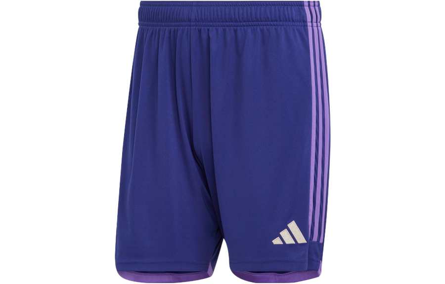 Adidas Adidas Soccer Bottoms Men's Purple Moderate Straight Fit Pants