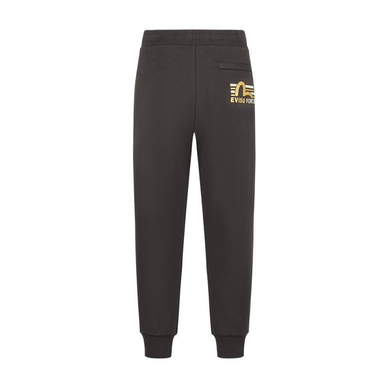 EVISU EVISU Sweatpants Men's Charcoal Gray