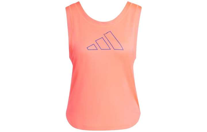 Adidas Adidas Tank Tops Women's Orange Straight Fit