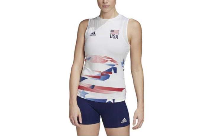 Adidas Adidas Tank Tops Women's White Crew Neck Moderate Other