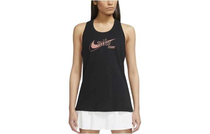 Nike Nike Tank Tops Women's Black Crew Neck Moderate Straight Fit