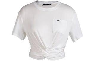 Titikaactive Crop Tops Women's Crew Neck Thin